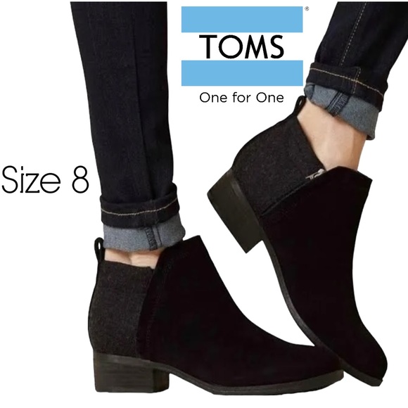 Toms Shoes - Toms Black Women's Deia Booties